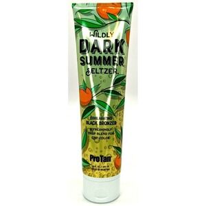 Pro Tan Wildly Dark Summer Seltzer Tanning Bed Lotion 9.5oz Black Bronzer Indoor